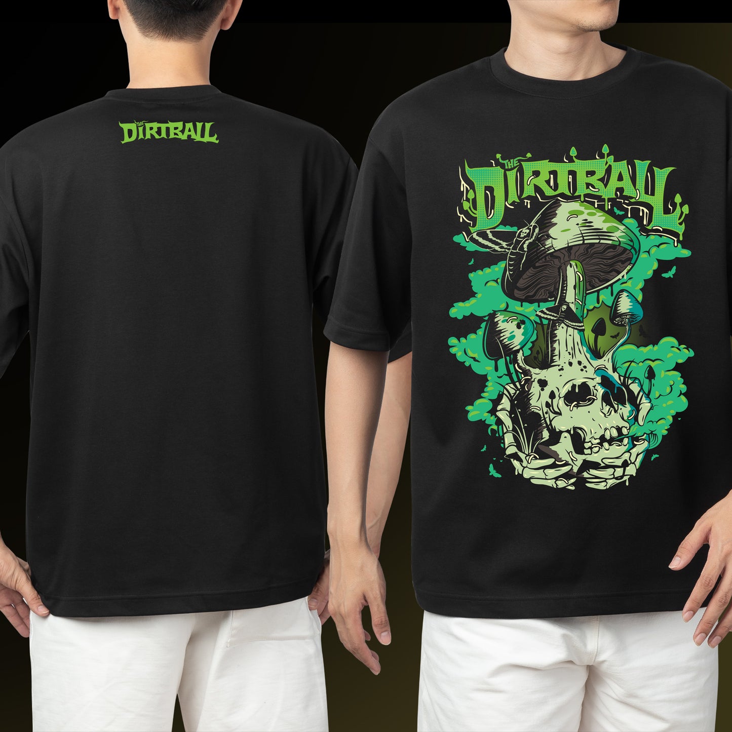 Dirtball Green Skull